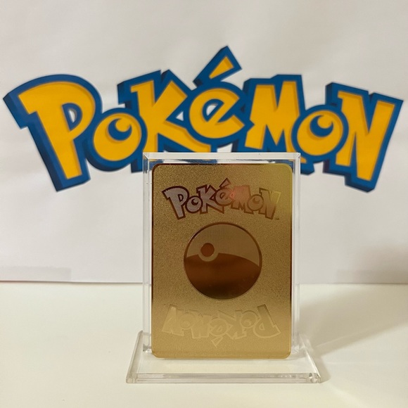 Pokémon Charmander Bulbasaur & Squirtle GX 3/99  HP 140 Metal Gold Card - Rare - Picture 3 of 3